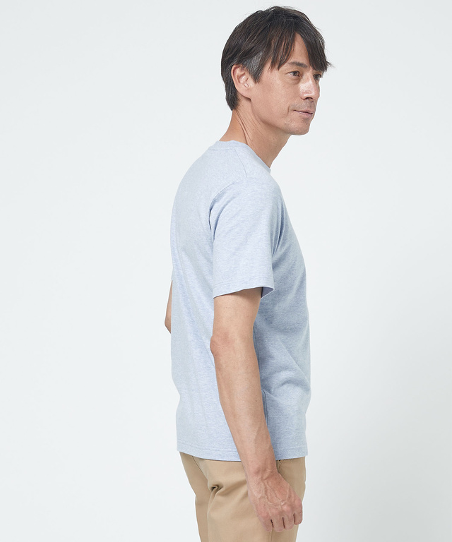 メンズ ポケット付きワンポイントTシャツ【TEMP-C】 通販 [1602-08250 